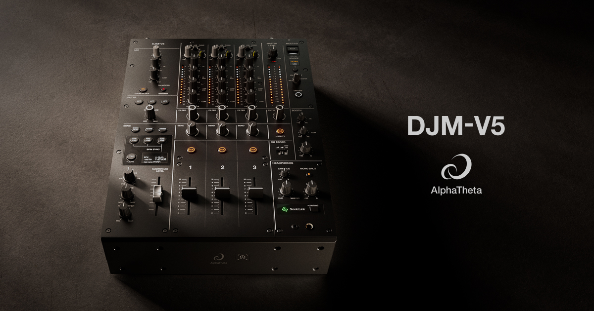 Alpha Theta DJM V5, elektronik müzik dünyasında yeni bir dönemi temsil ediyor.